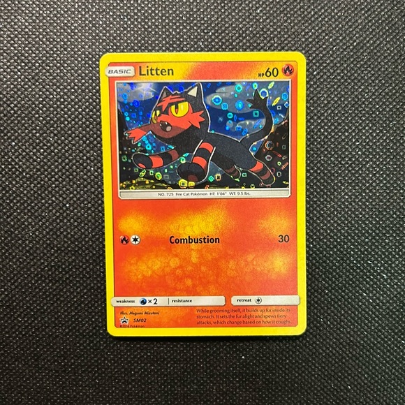 pokemon litten card Amazon.com: Incineroar 17/73 Shining Legends - Evolution Pokemon Card Lot main image 0